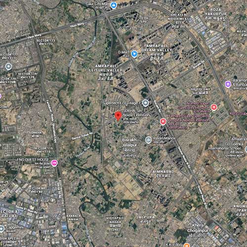 Noida Location Map